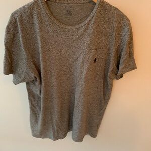 Polo by Ralph Lauren Men's Grey Crew Neck T-Shirt